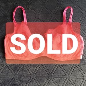 ***sold*** NWT Unlined semi demi bra